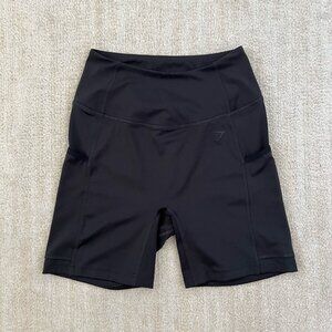 Gymshark Black Biker Shorts With Pockets S